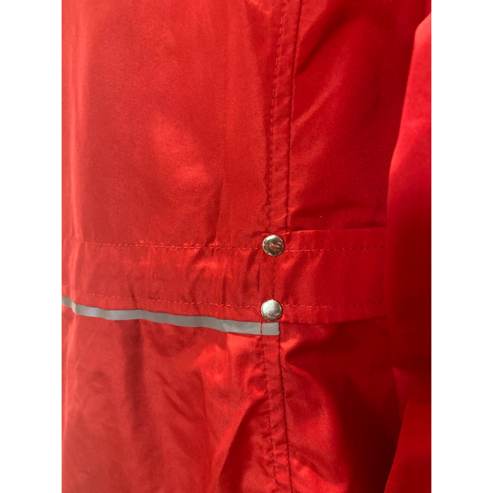 Jones New York Red Packable Rain Jacket Parka Windbreaker | Street Style Size L - Picture 8 of 15